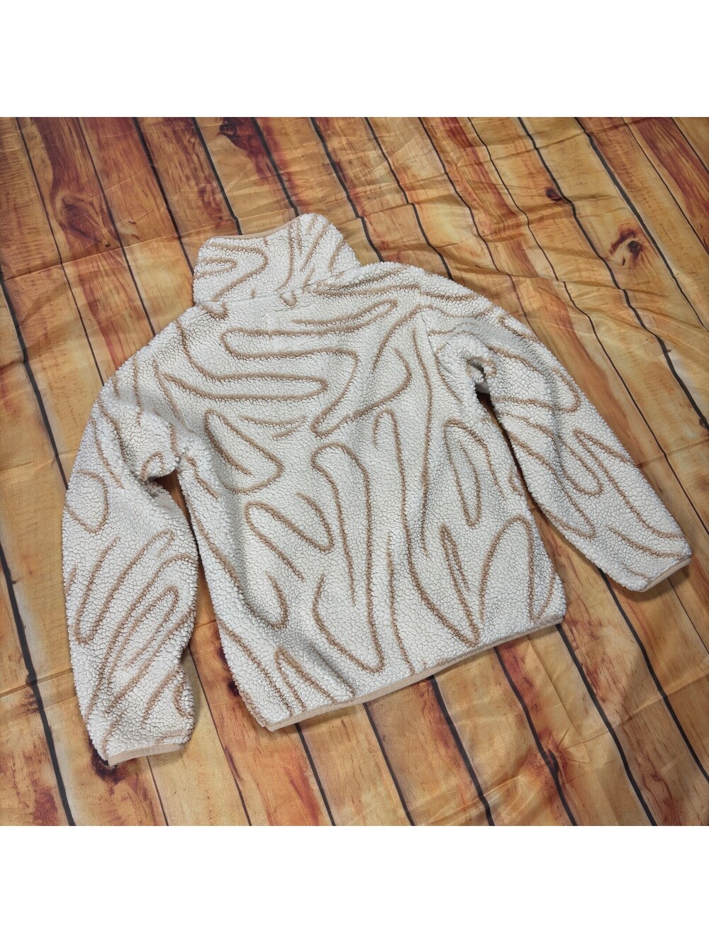 Billabong Adventure Division Sherpa Fleece Pullover Cream